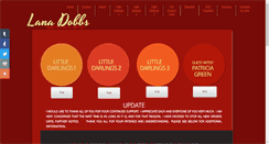 Desktop Screenshot of lanashandpainteddolls.com